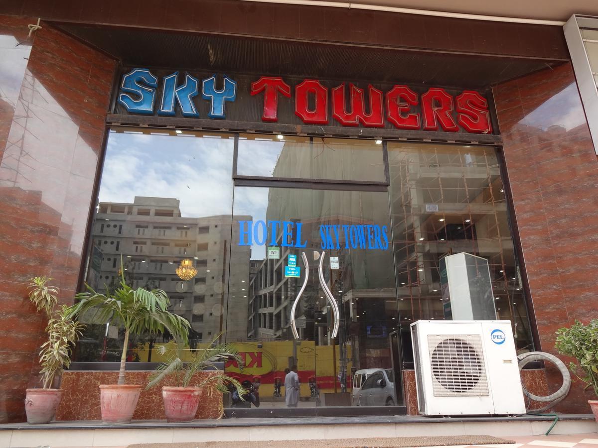 Hotel Sky Towers Karatschi Exterior foto